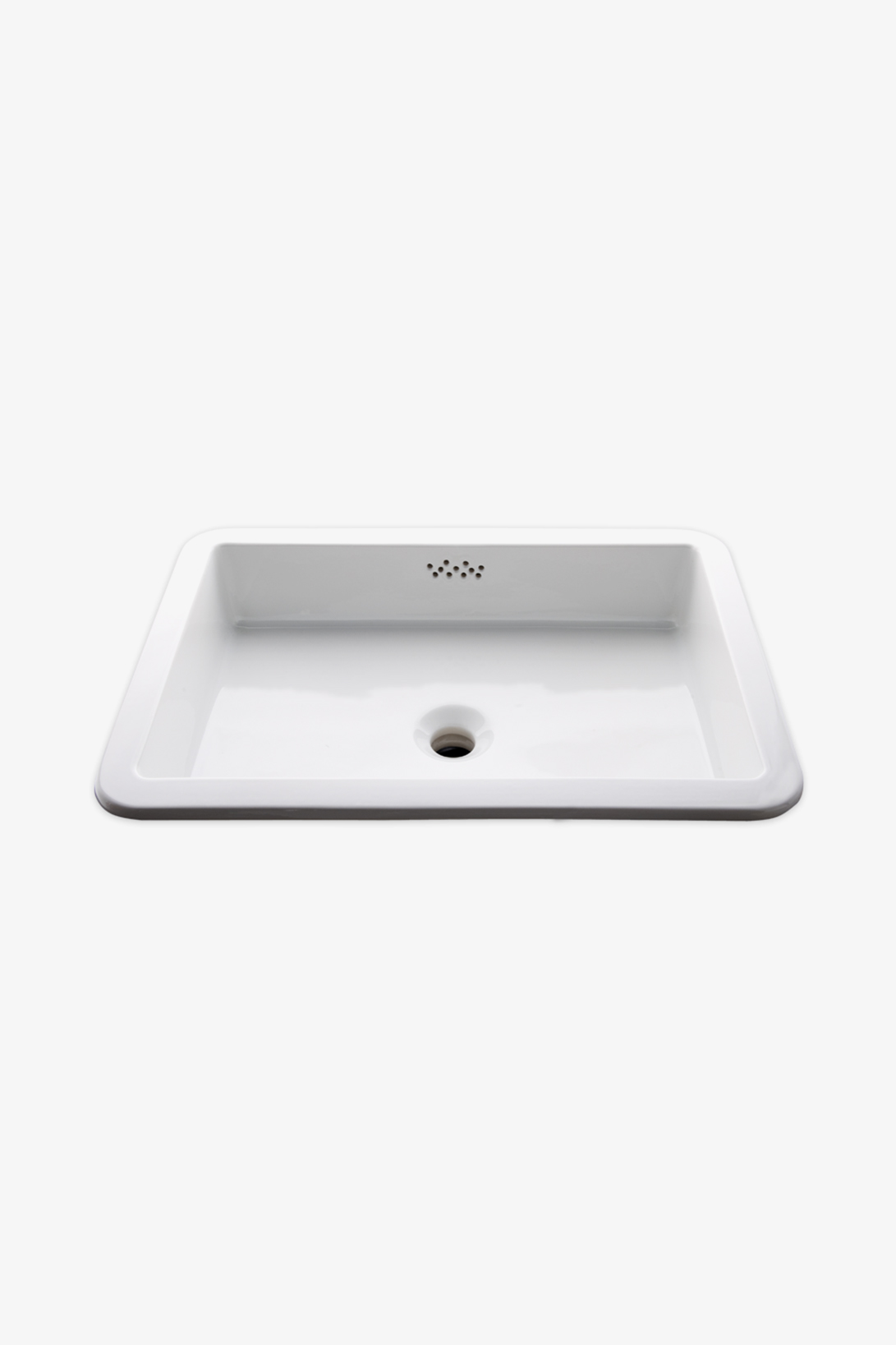 Manchester Undermount Rectangular Flat Bottom Vitreous China Lavatory Glazed 22 1/8" x 16 3/16" x 5 15/16"