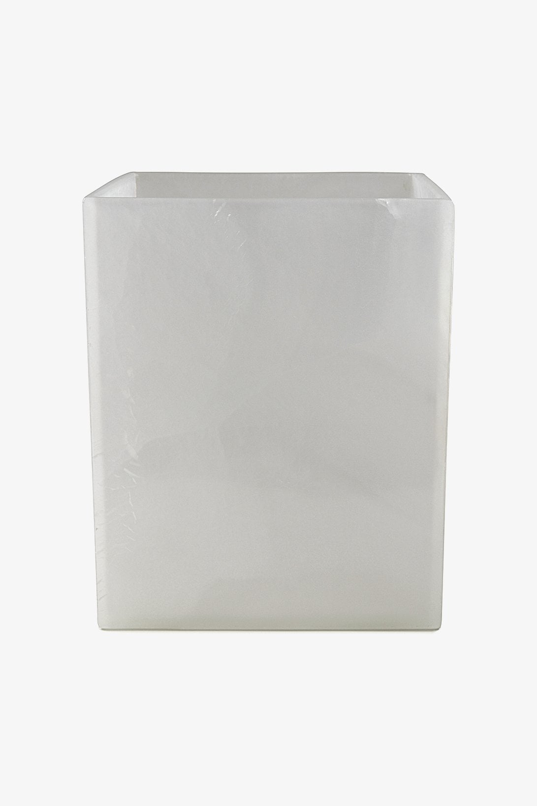 Polar Rectangular Waste Can in White