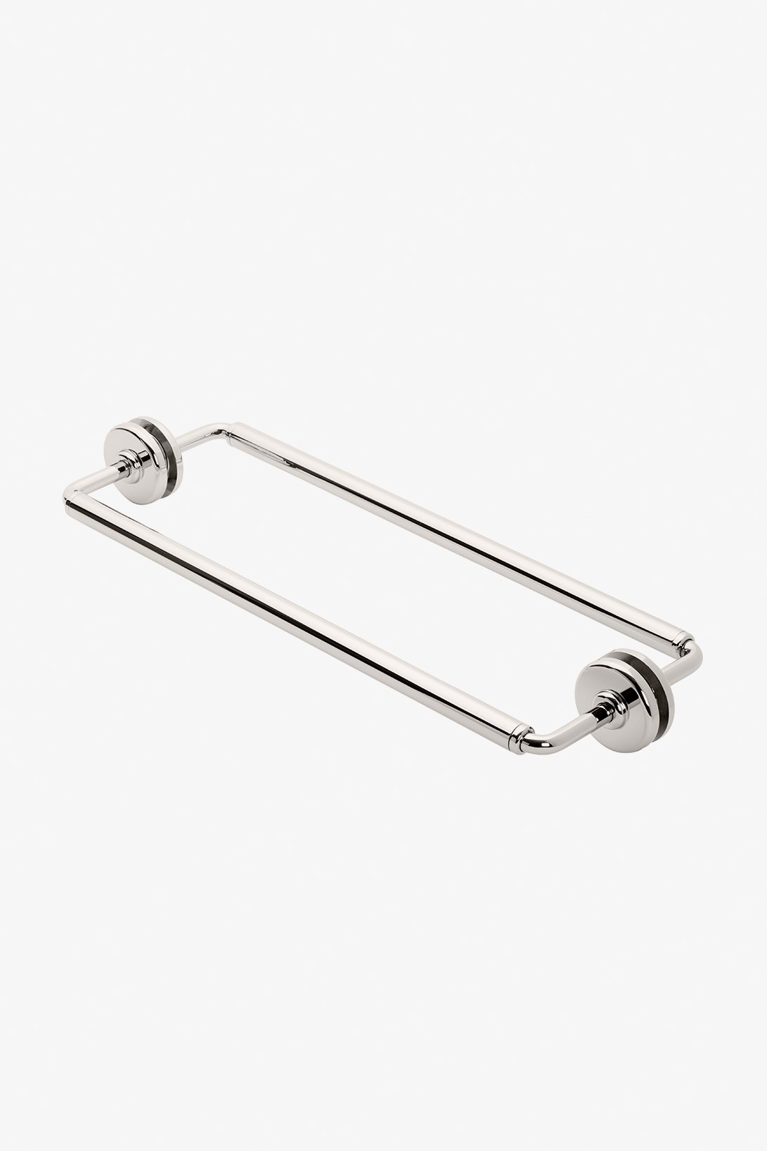 Ludlow Volta 18" Double Sided Glass Mounted Towel Bars
