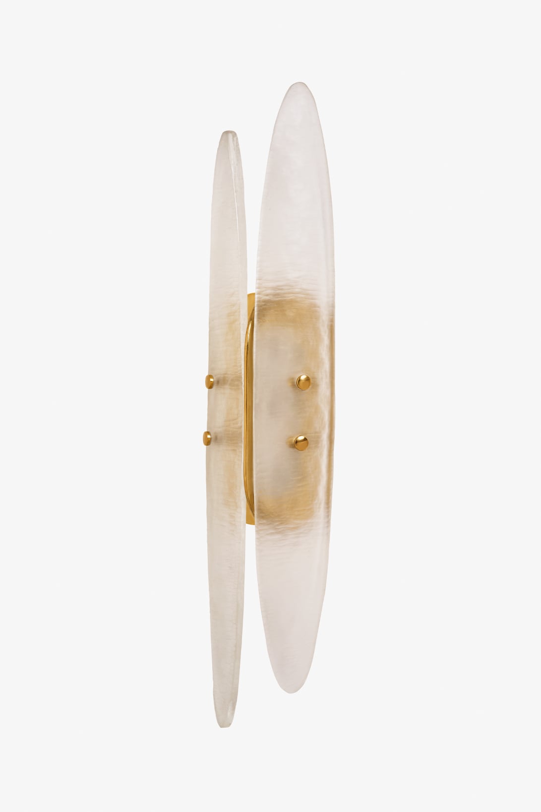 Lucia Wall Mounted Single Sconce with Murano Glass Diffusers