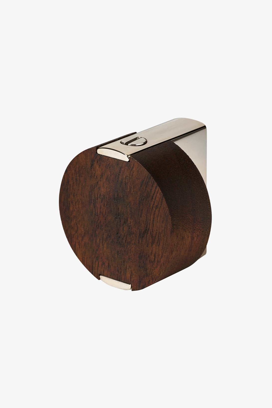 Muir 1 1/2" Metal and Walnut Knob