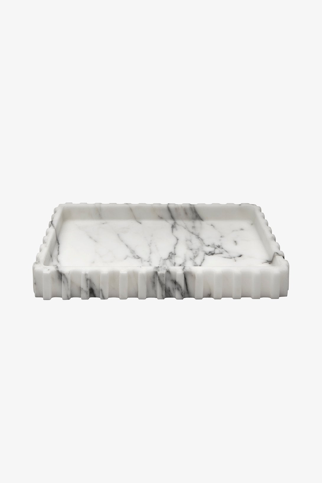 Andrian Rectangular Tray in Arabescato