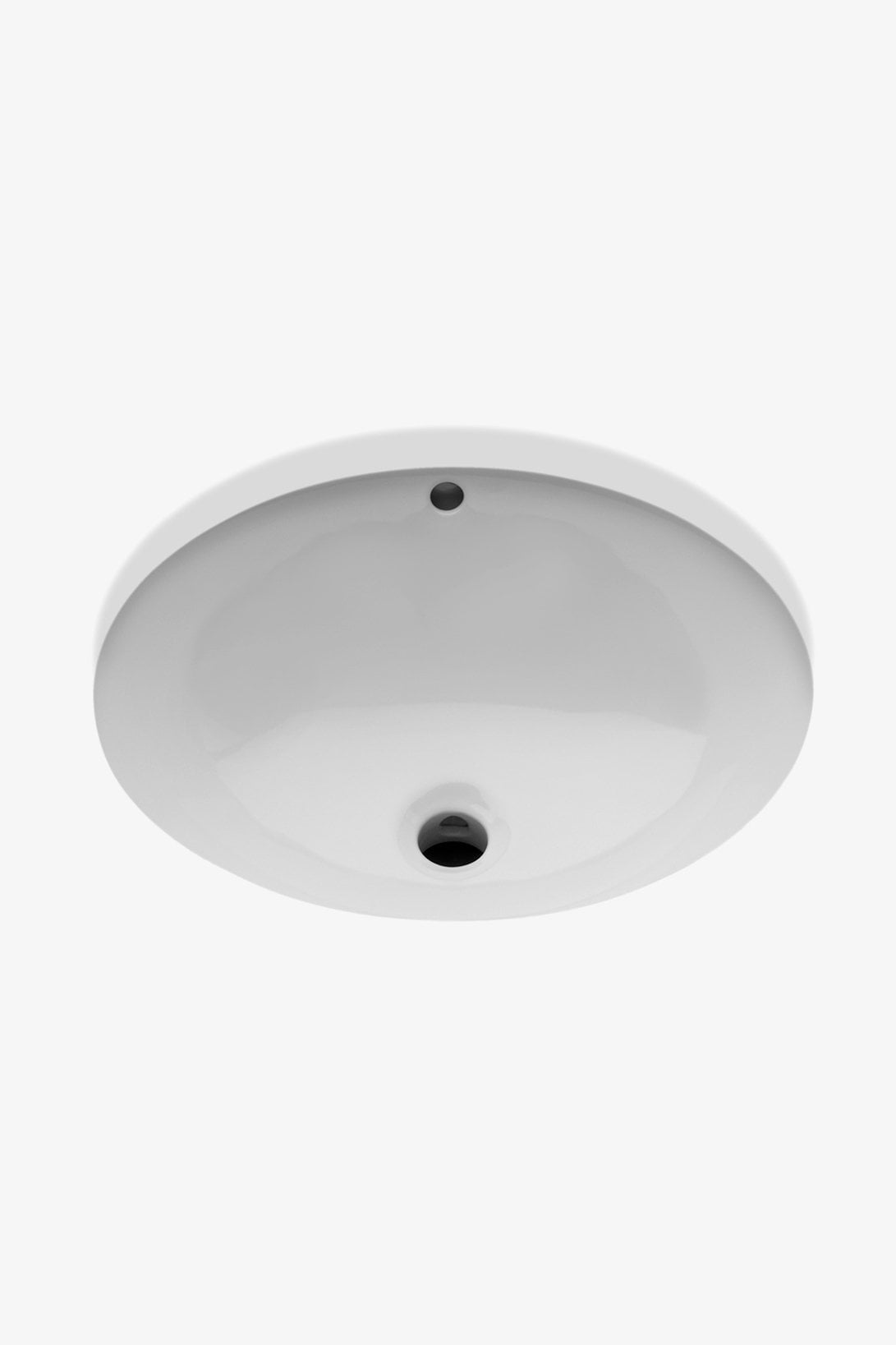 Saxby Drop In or Undermount Oval Single Glazed Vitreous China Lavatory Sink 18 7/8" x 16 1/8" x 7 11/16"