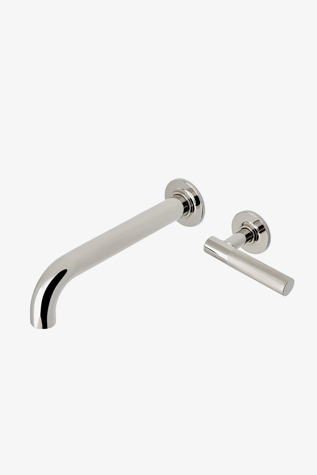 Bond Union Series Wall Mounted Lavatory Faucet with Guilloche Link Single Lever Handle