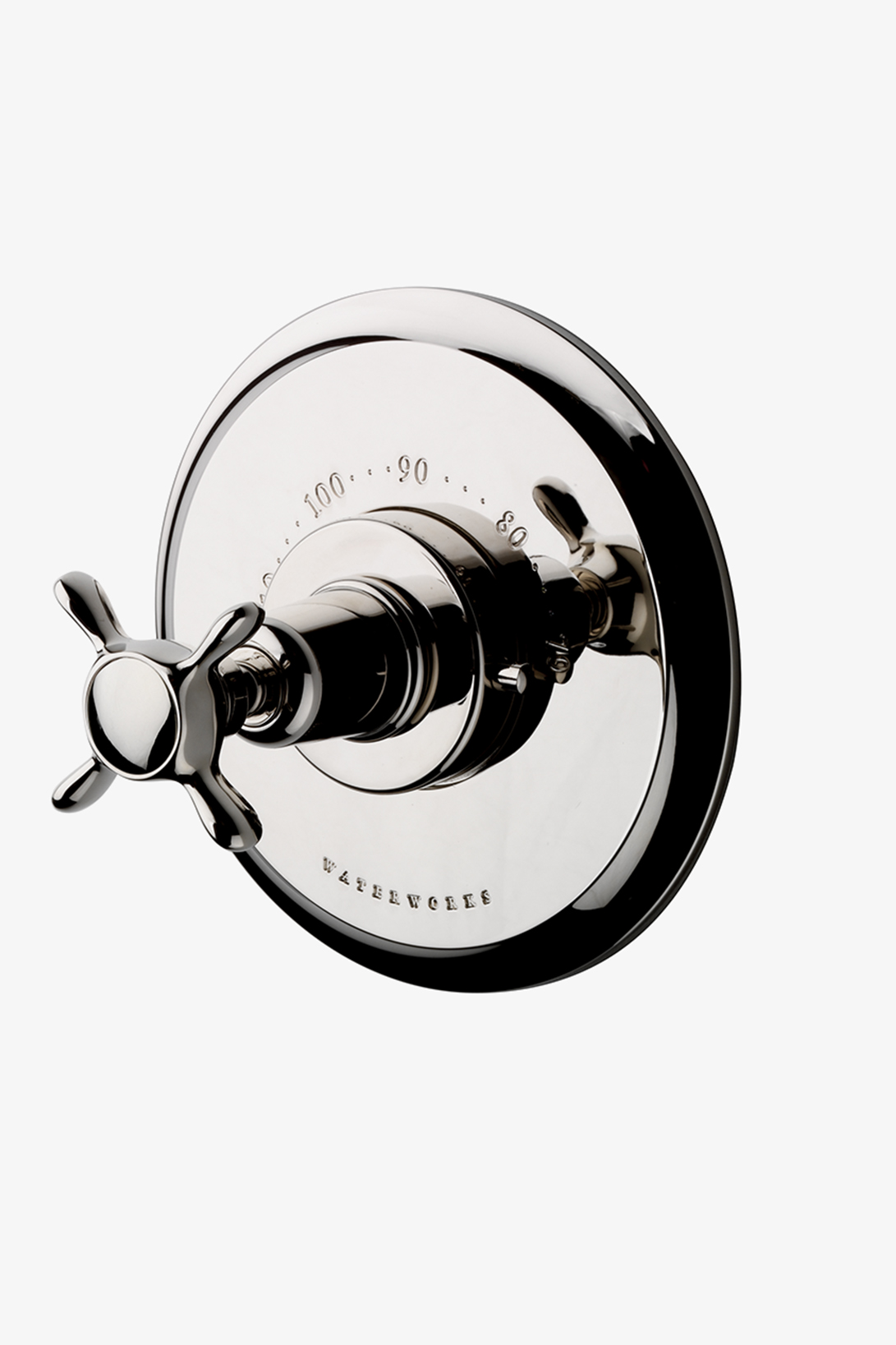 Easton Classic Thermostatic Control Valve Trim with Metal Blank Indice and Cross Handle