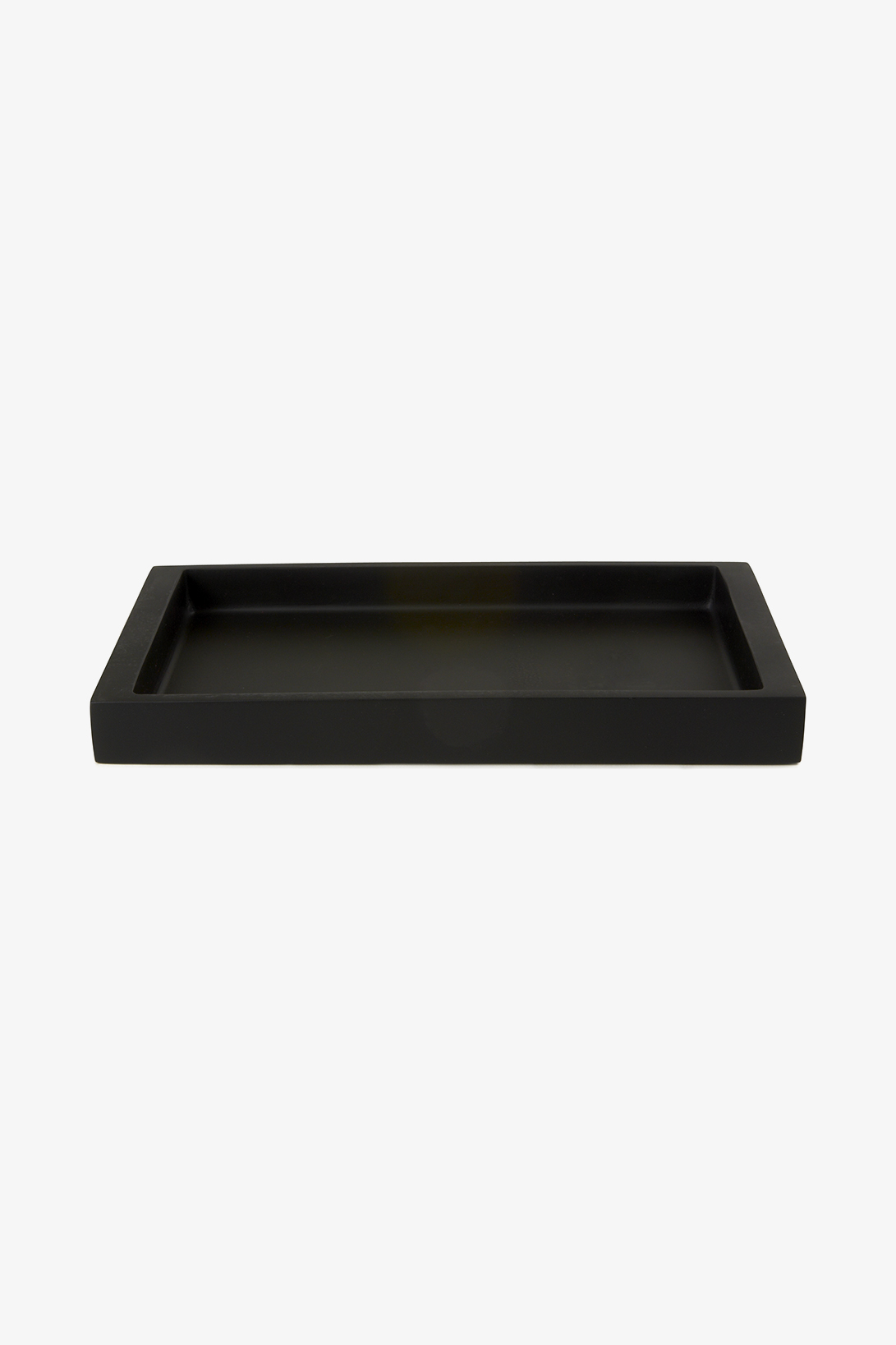 Resin Medium Rectangular Tray in Black