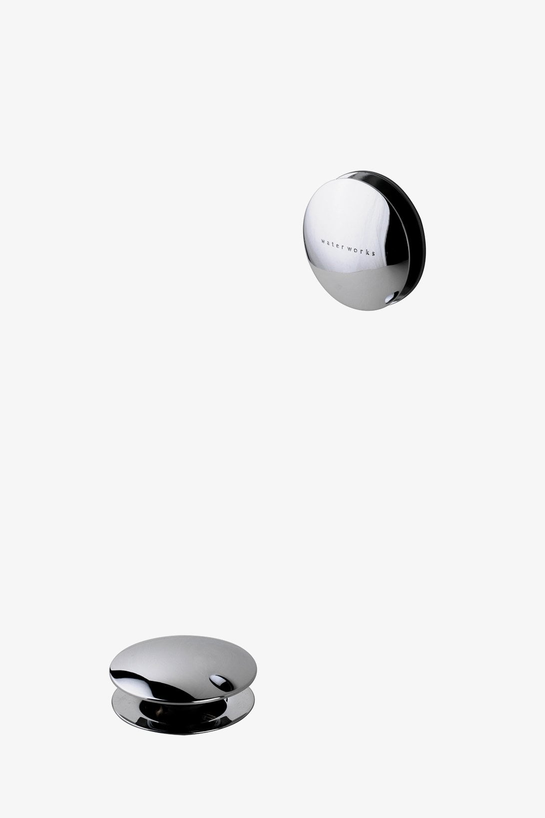 .25 Push-Touch Waste and Overflow in Chrome