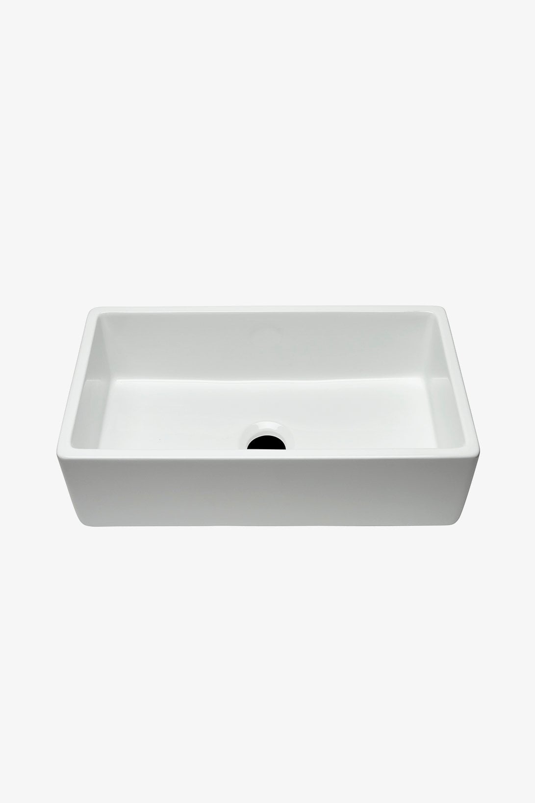 Clayburn 33" x 18 1/4" x 10" Fireclay Farmhouse Apron Sink with Center Drain