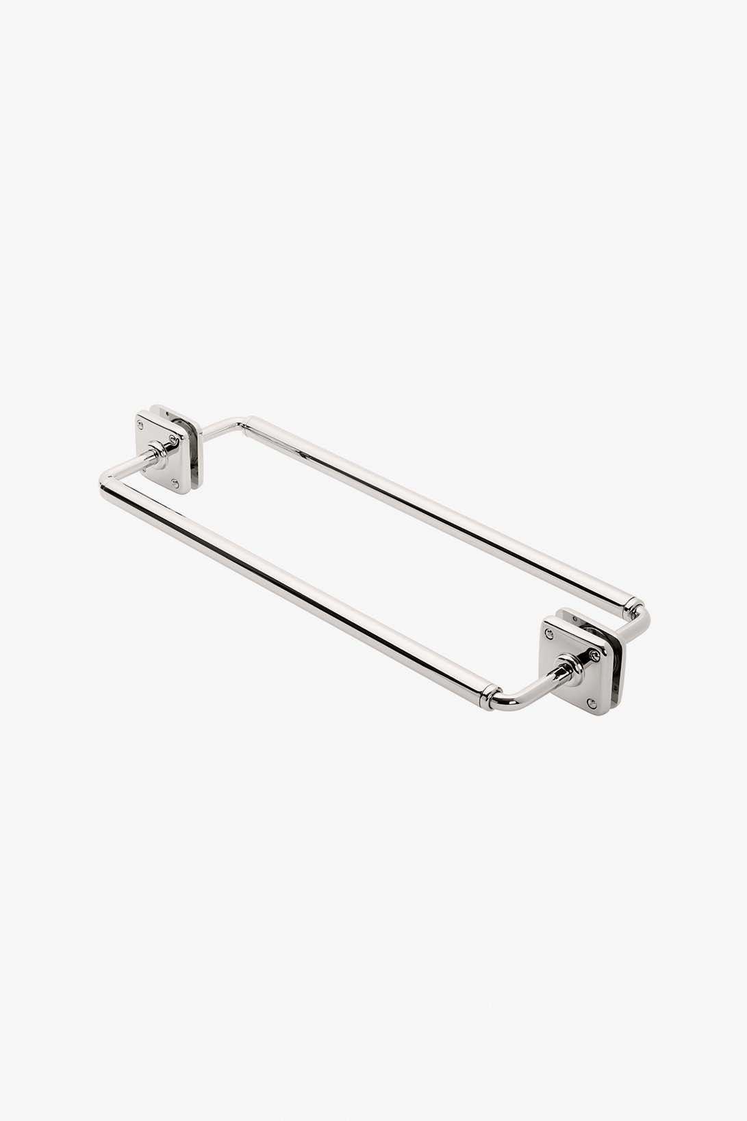 Ludlow 18" Double Sided Glass Mounted Towel Bar