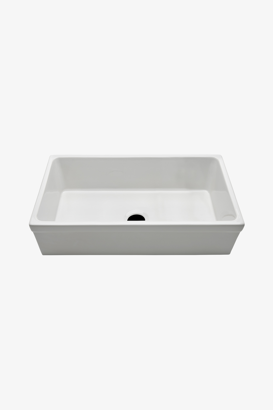 Clayburn 35 1/2" x 19 3/4" x 10" Fireclay Farmhouse Apron Kitchen Sink with Center Drain