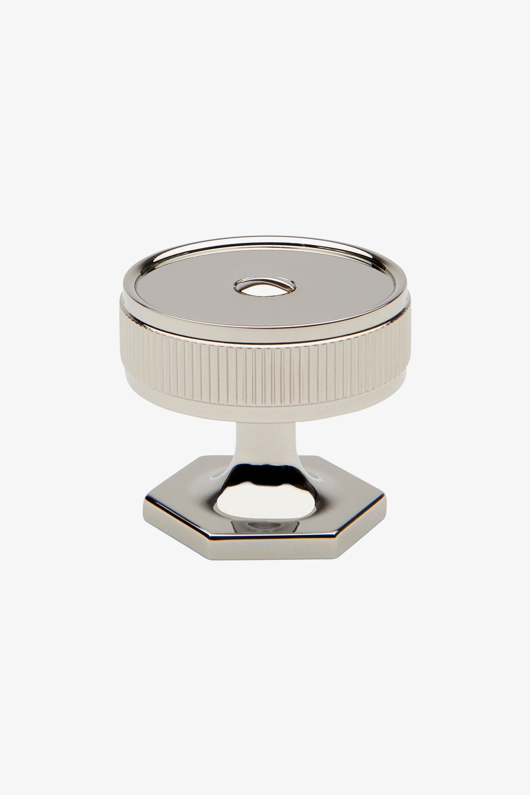 Henry 1 1/4" Hex Plate Knob