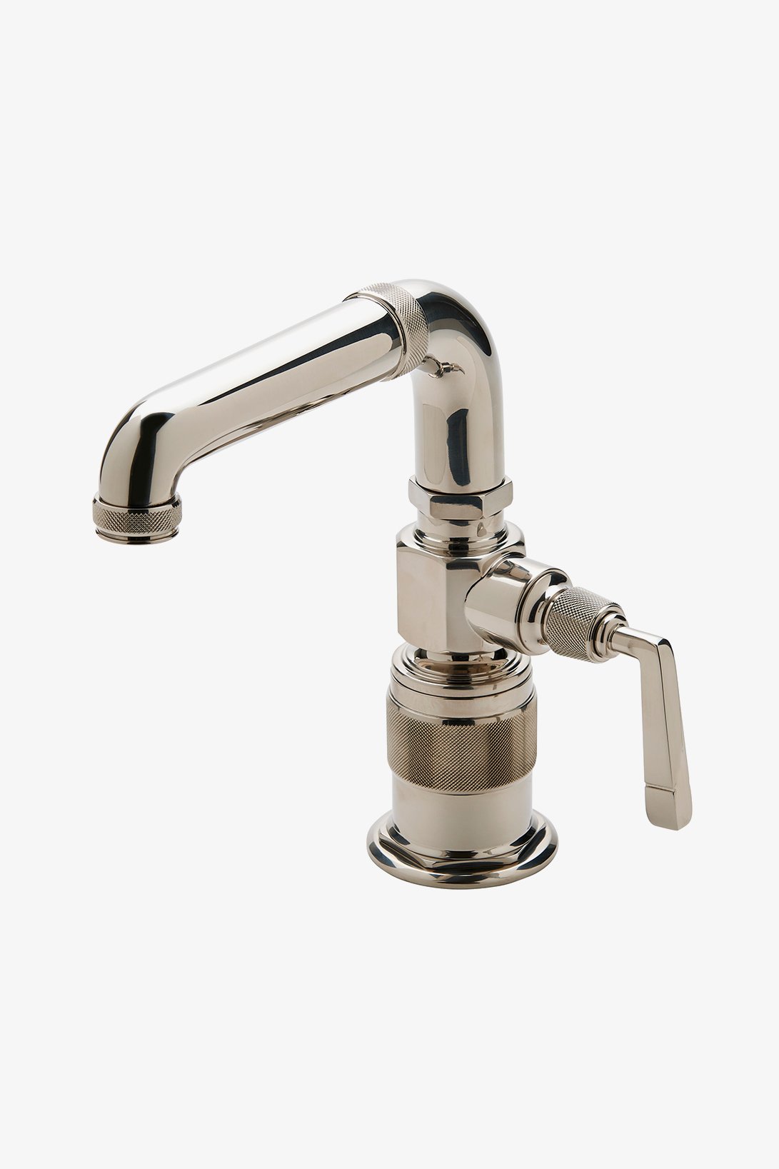 R.W. Atlas One Hole High Profile Bar Faucet, Metal Lever Handle
