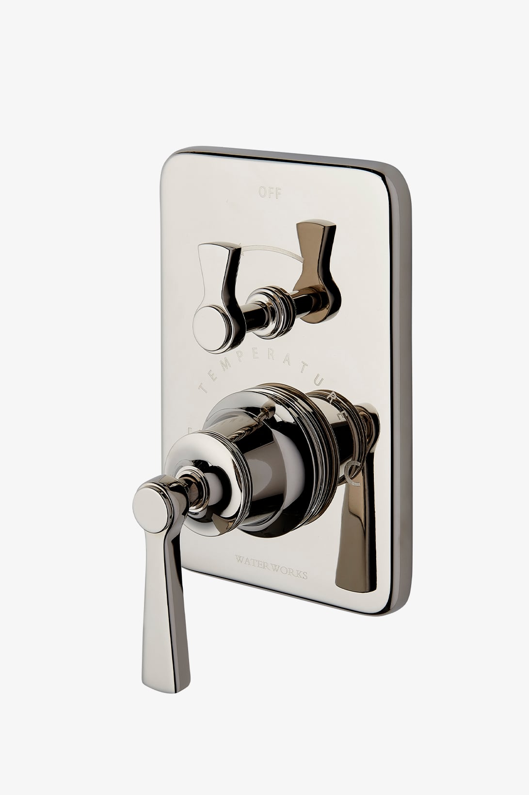 Transit Integrated Thermostatic and Volume Control Trim with Lever Handle