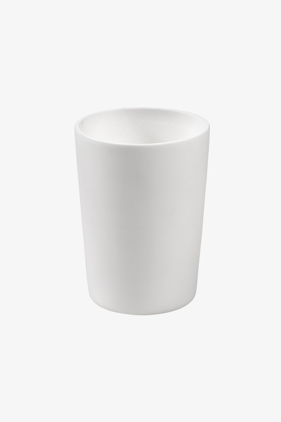 Resin Round Toothbrush Holder in White