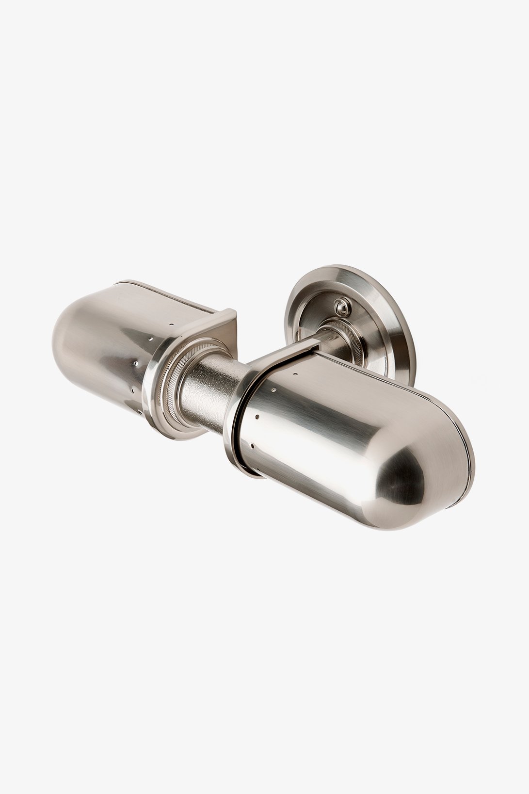 R.W. Atlas Wall Mounted Double Arm Sconce with Metal Shades