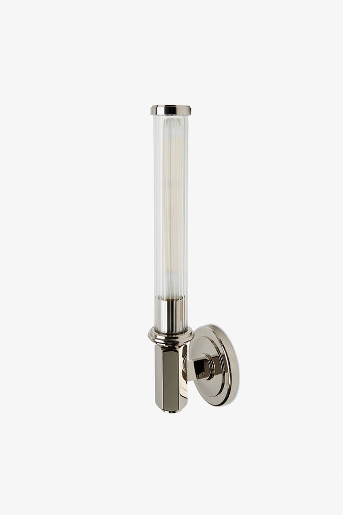 Regulator Wall Mounted Single Sconce with Fluted Glass Shade