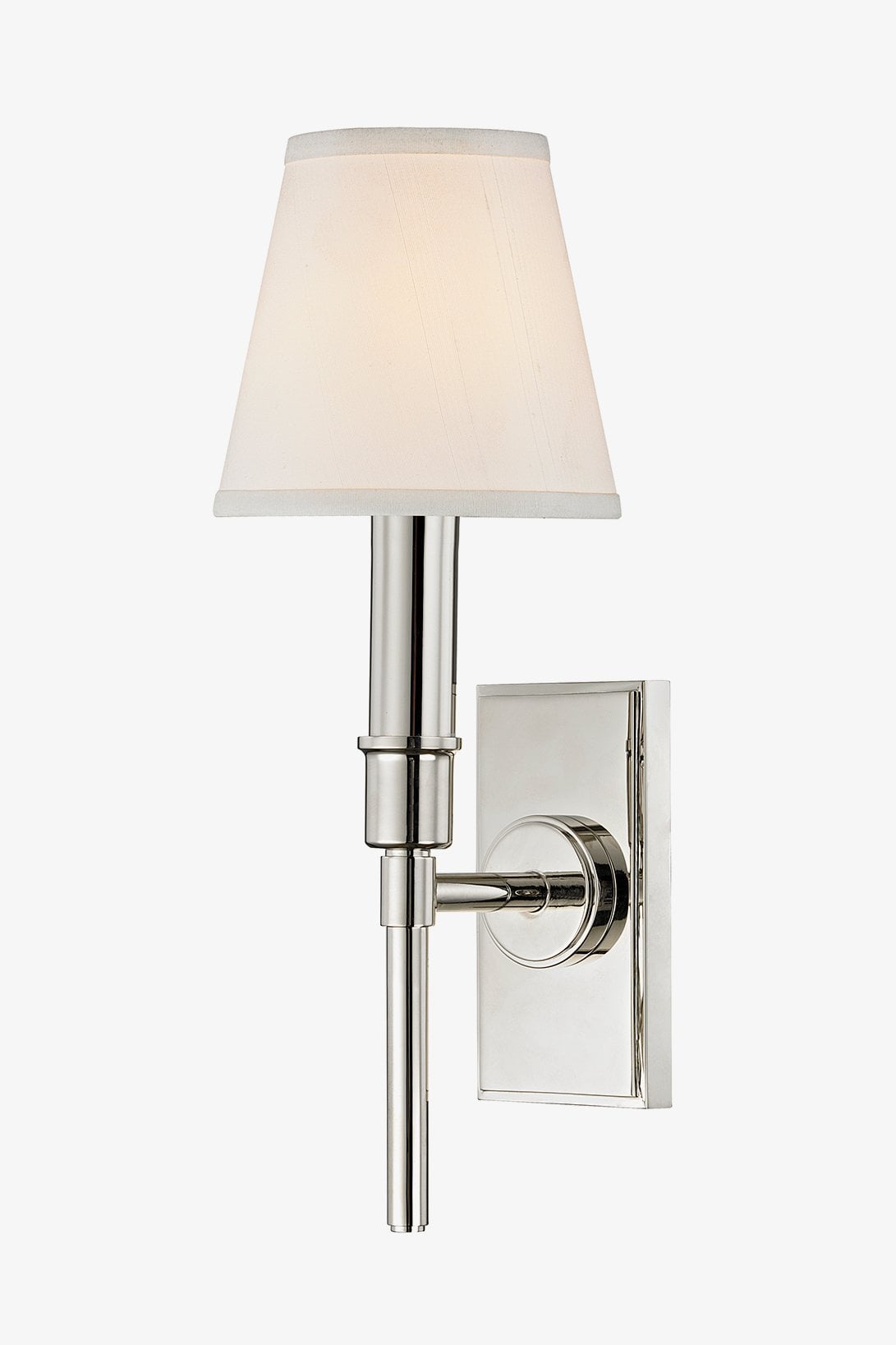 Dewey Wall Mounted Single Arm Sconce with Fabric Shade