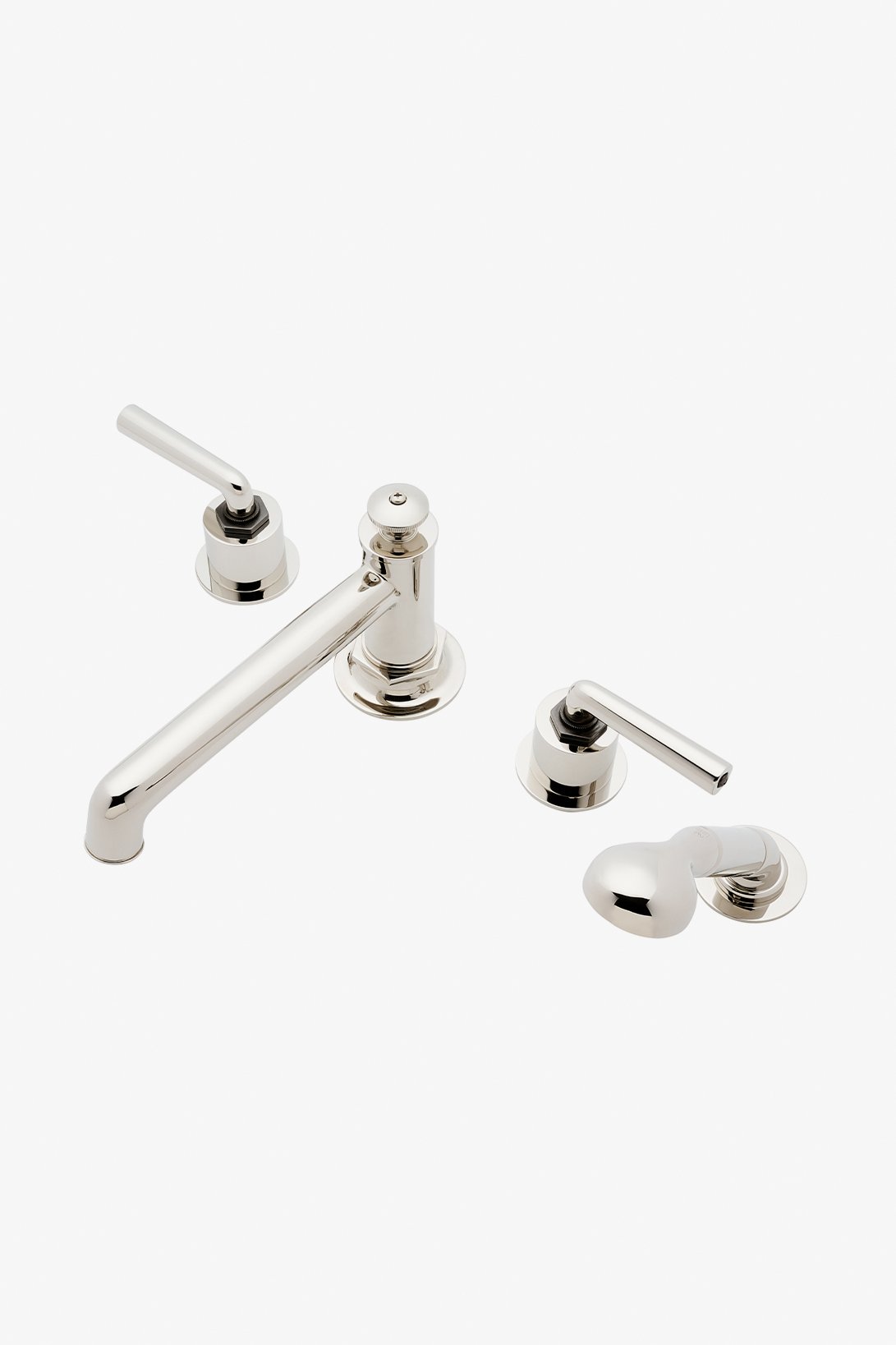 Henry Concealed Tub Filler with Handshower and Two Tone Lever Handles
