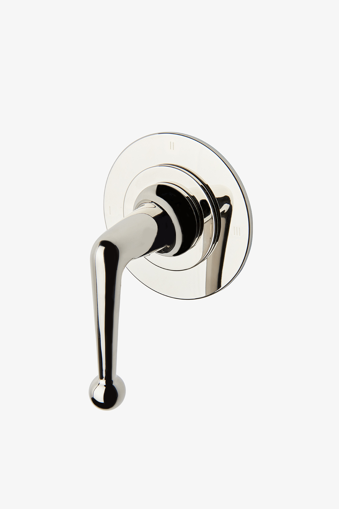 Dash Three Way Pressure Balance Diverter Valve Trim with Roman Numerals and Metal Lever Handle