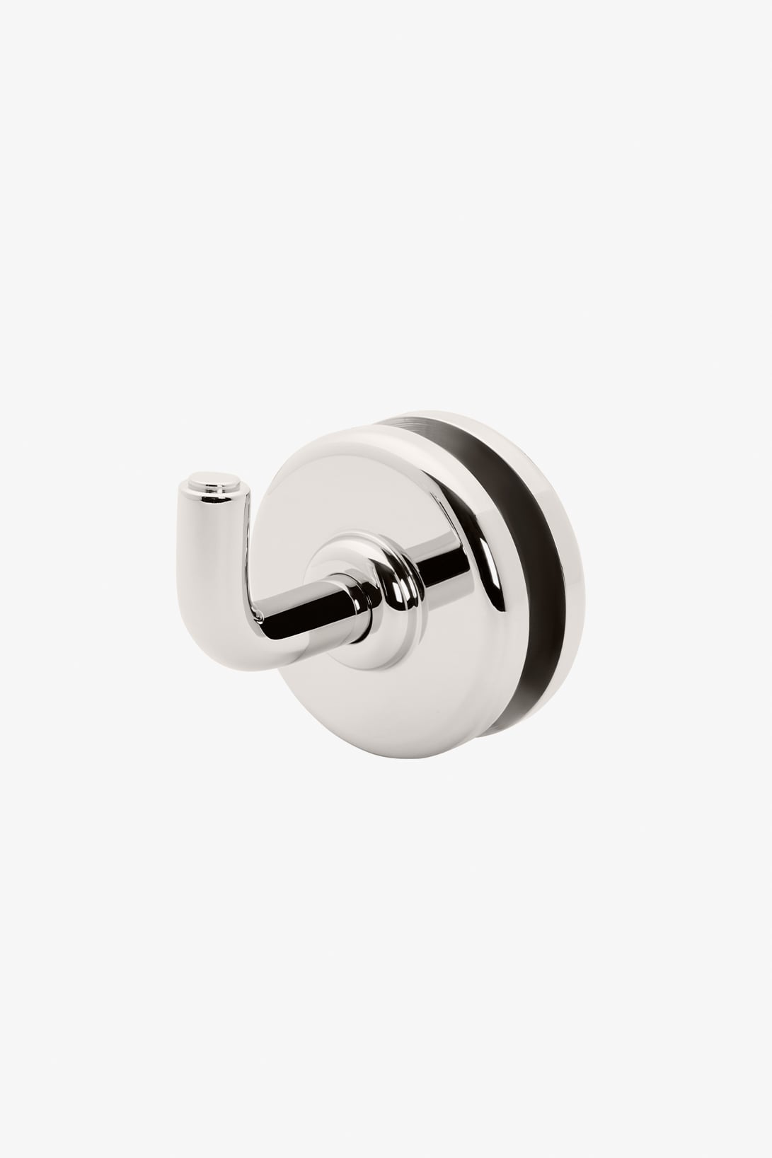 Ludlow Volta Single Sided Glass Mounted Hook