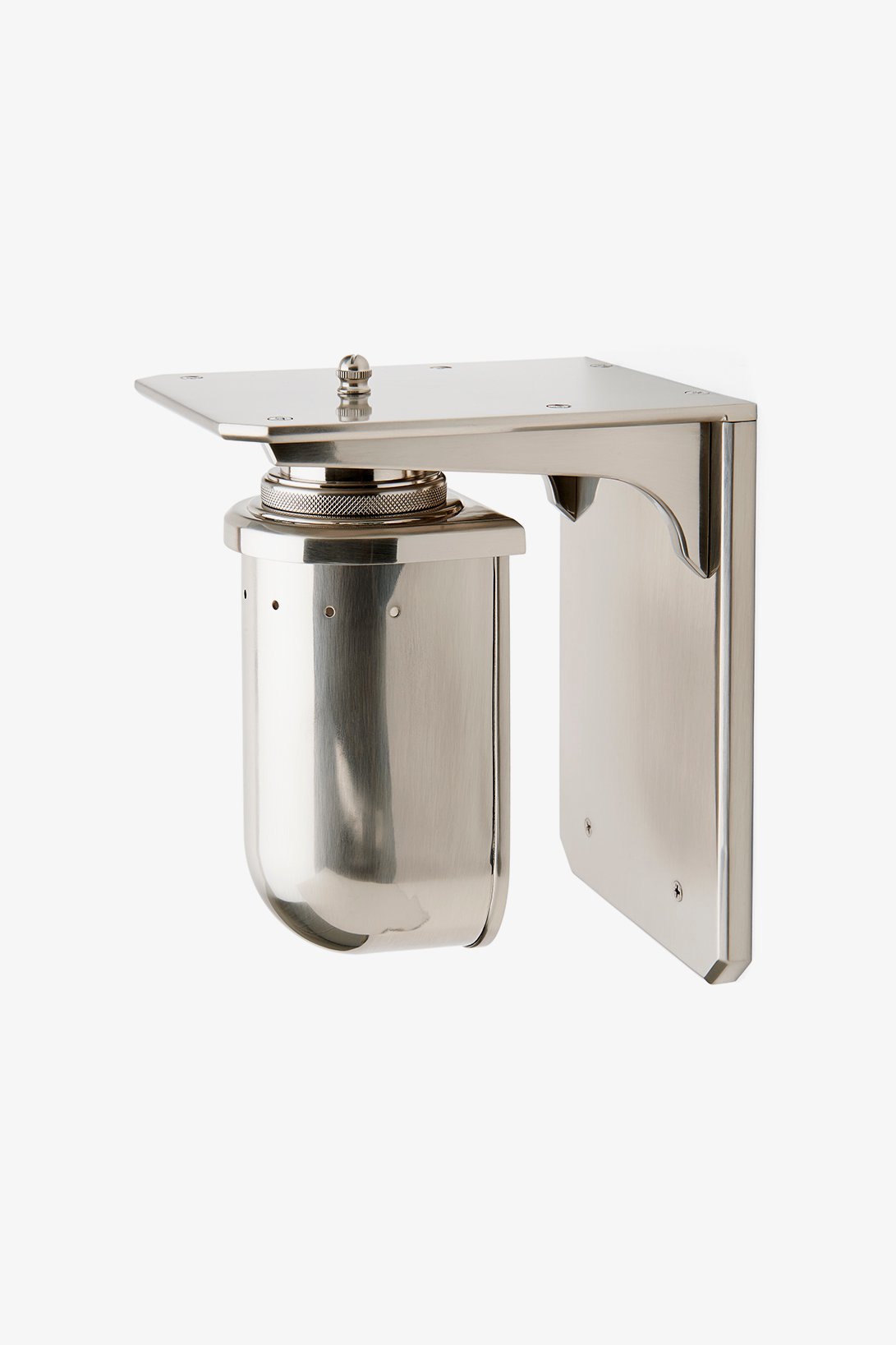 R.W. Atlas Wall Mounted Single Arm Sconce with Metal Shade